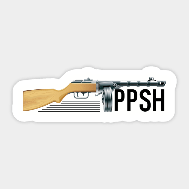 PPSH Sticker by theanomalius_merch